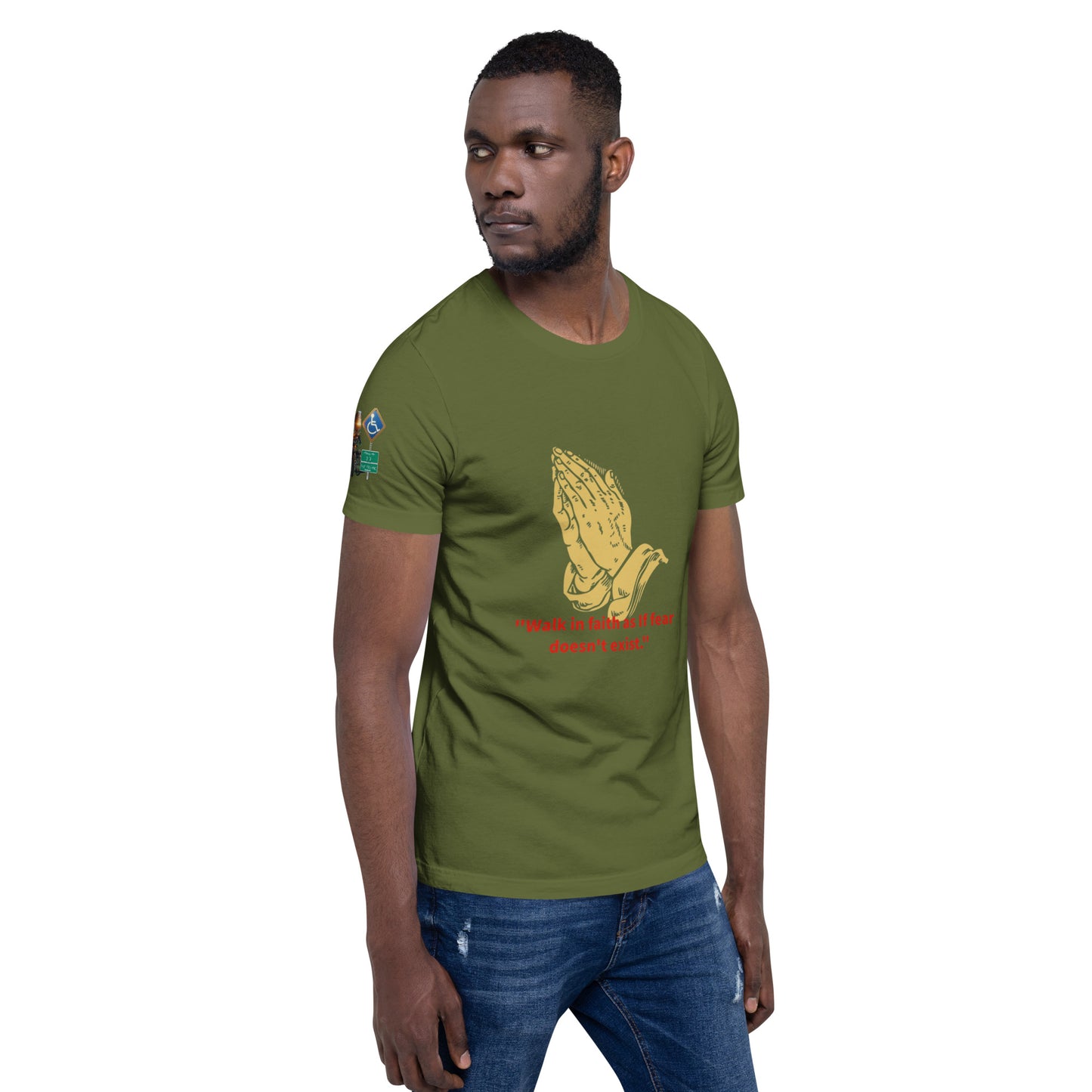 walk in faith Unisex t-shirt