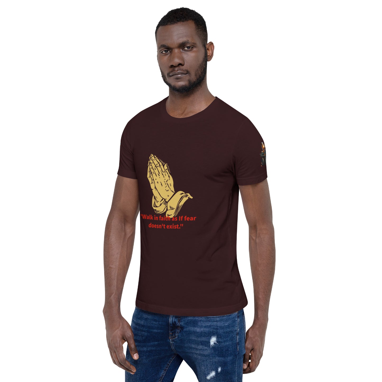 walk in faith Unisex t-shirt