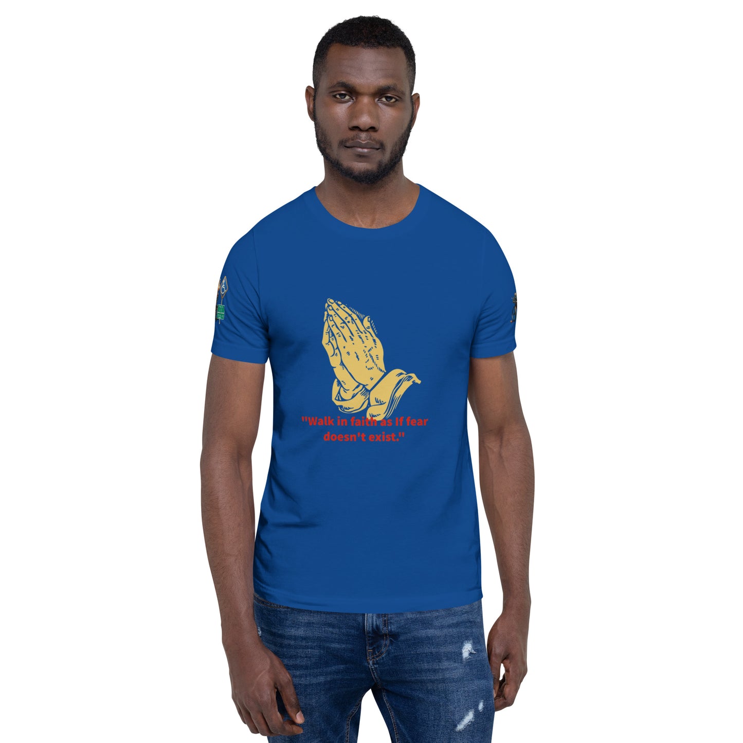 walk in faith Unisex t-shirt