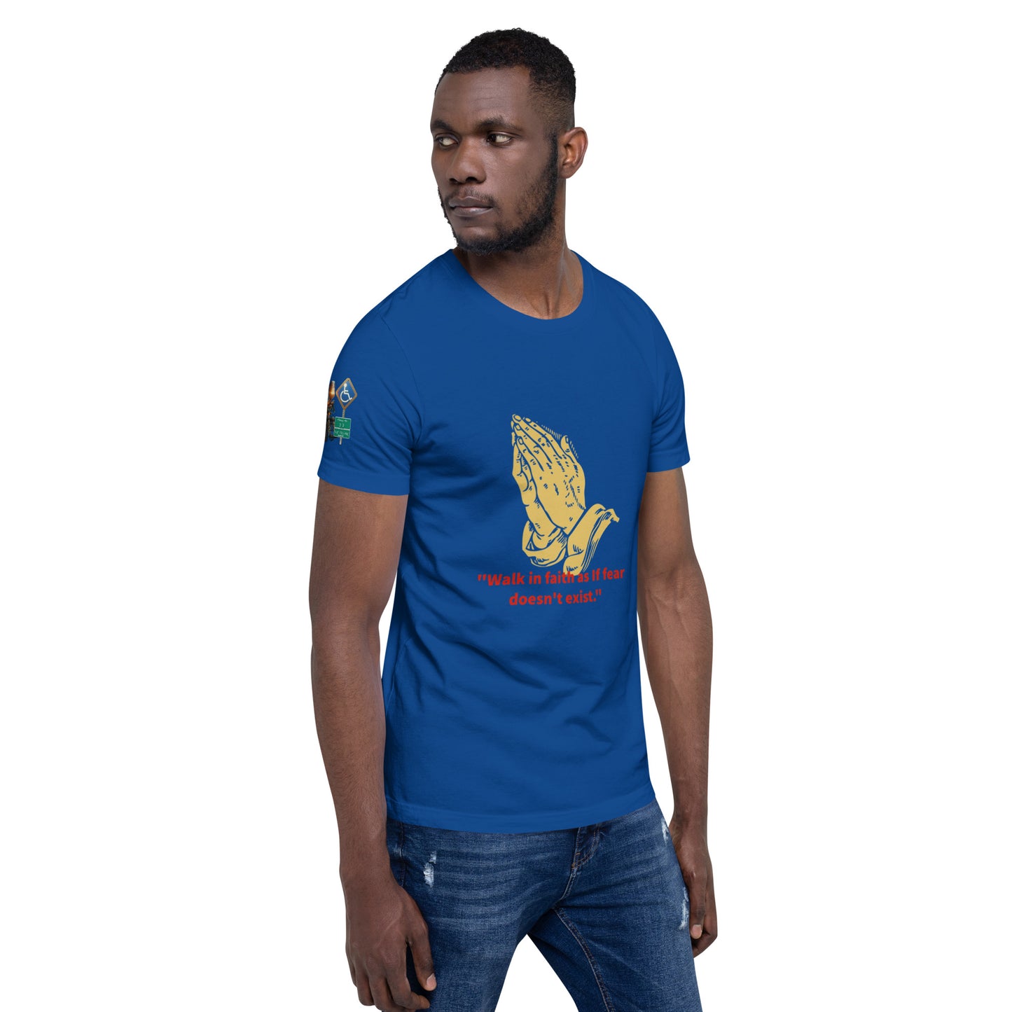 walk in faith Unisex t-shirt