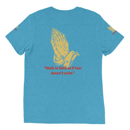 Faith over fear Short sleeve t-shirt