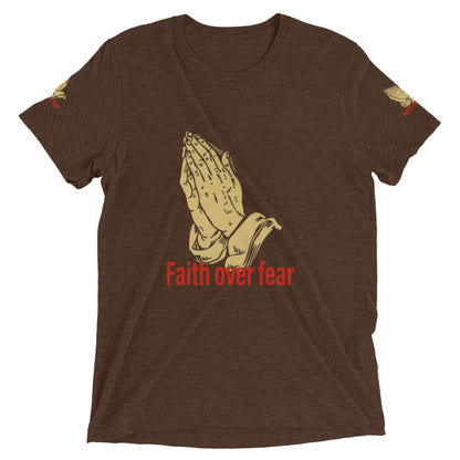 Faith over fear Short sleeve t-shirt