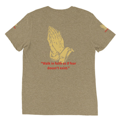 Faith over fear Short sleeve t-shirt