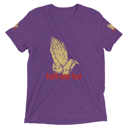 Faith over fear Short sleeve t-shirt