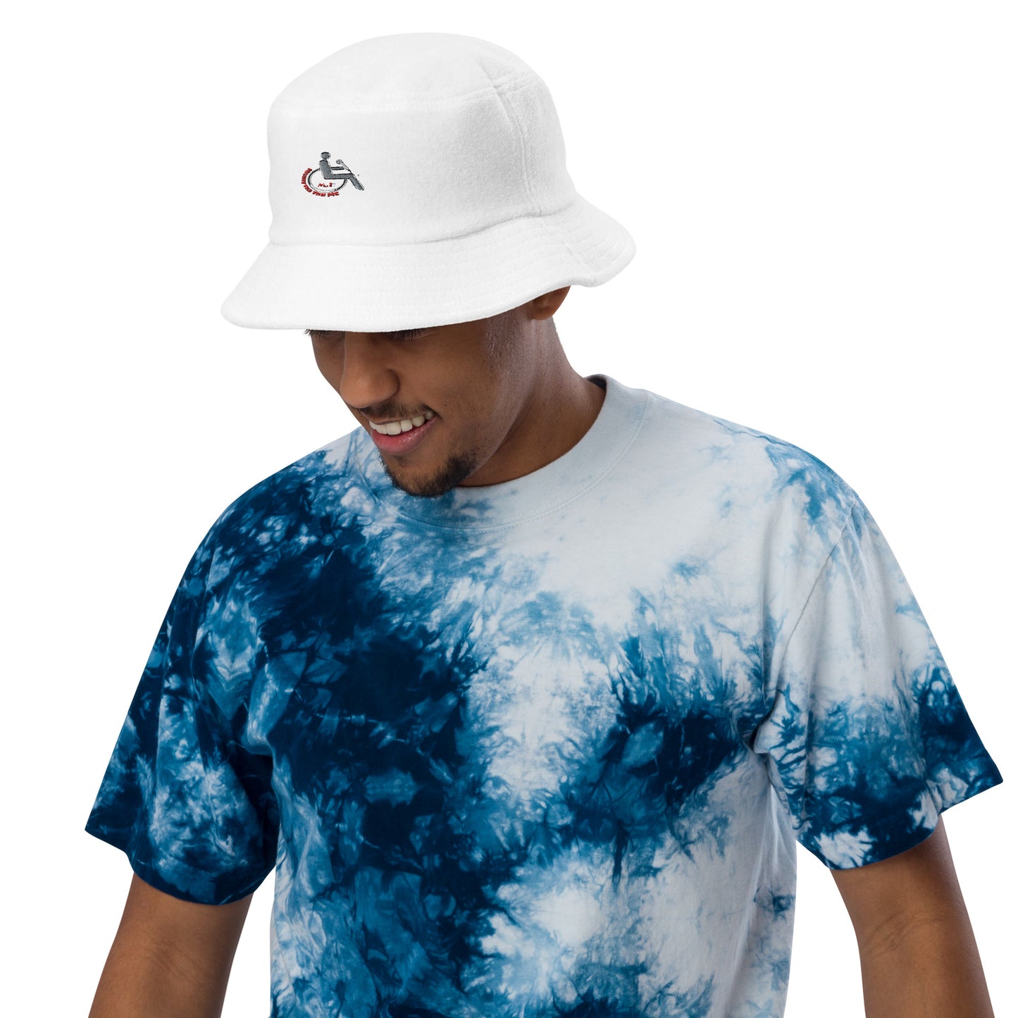MANNY THE TRU MC Unstructured terry cloth bucket hat