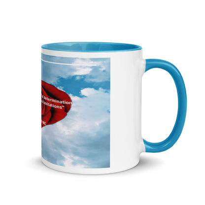second generation heart of determination Mug with Color Inside