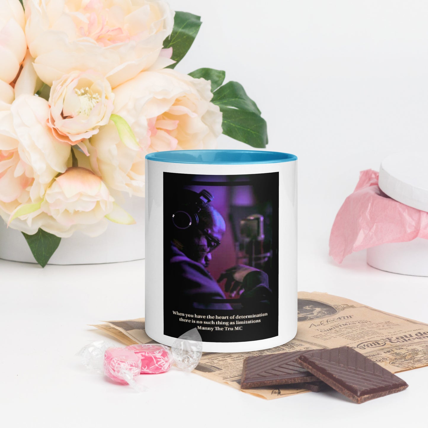 The Heart Of Determination Mug with Color Inside