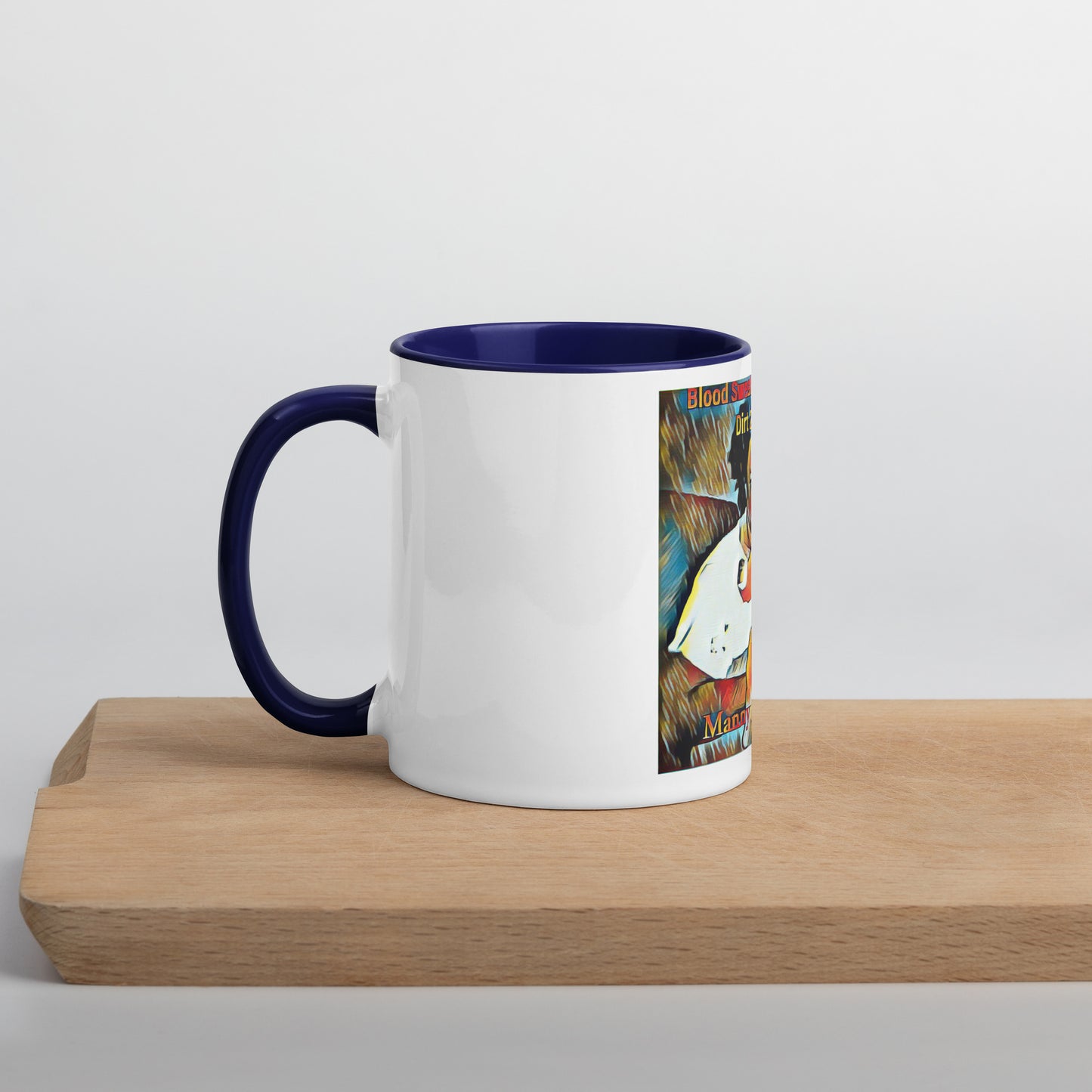 Blood Sweat & Tears from Dirt 2 Glory Mug with Color Inside