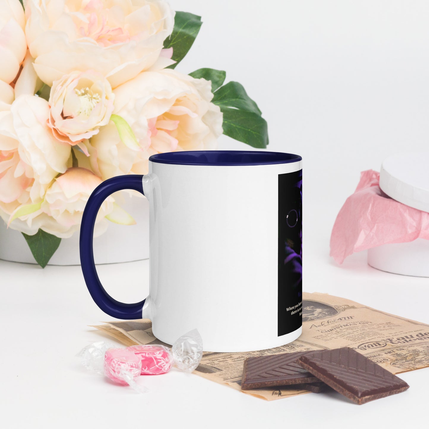 The Heart Of Determination Mug with Color Inside