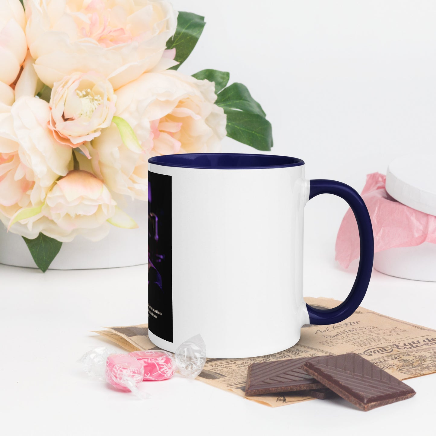 The Heart Of Determination Mug with Color Inside