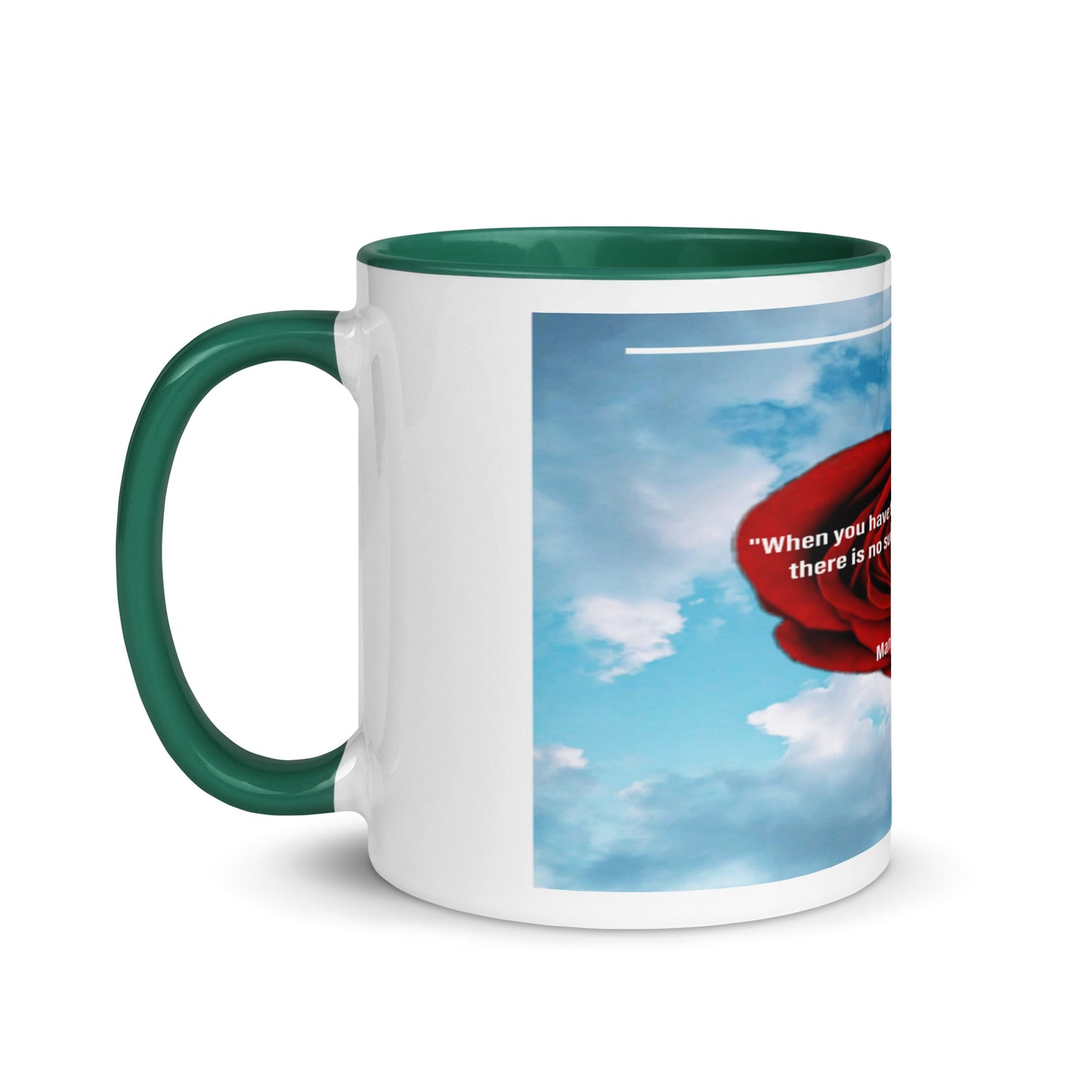 second generation heart of determination Mug with Color Inside