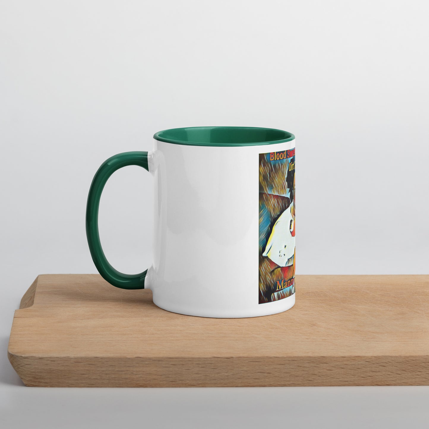 Blood Sweat & Tears from Dirt 2 Glory Mug with Color Inside