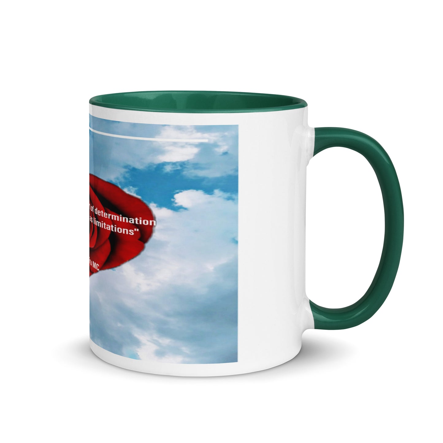 second generation heart of determination Mug with Color Inside