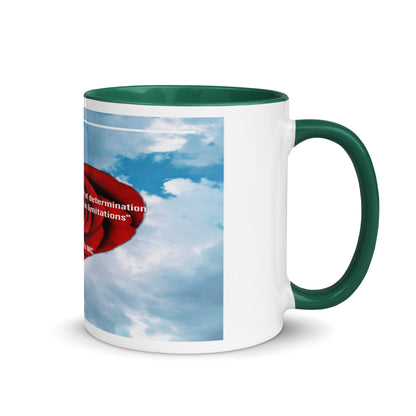 second generation heart of determination Mug with Color Inside