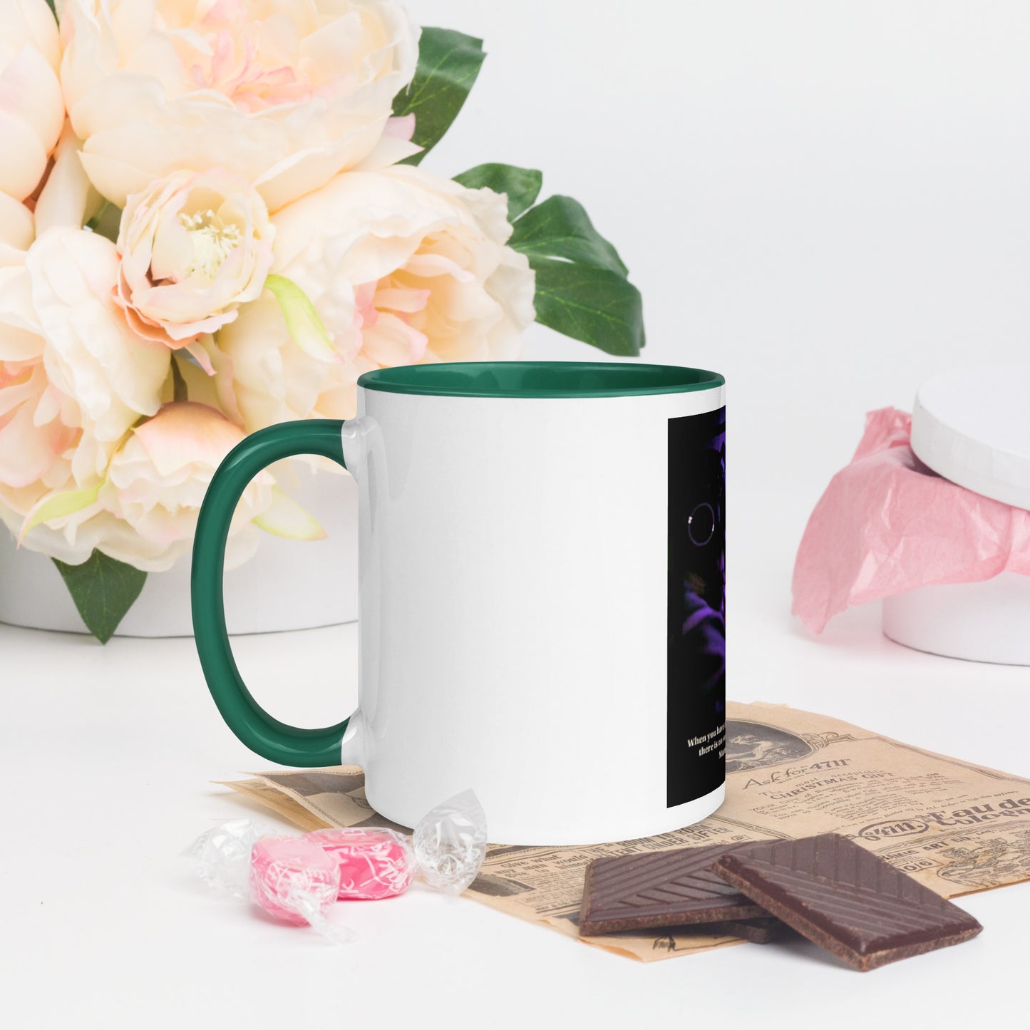 The Heart Of Determination Mug with Color Inside