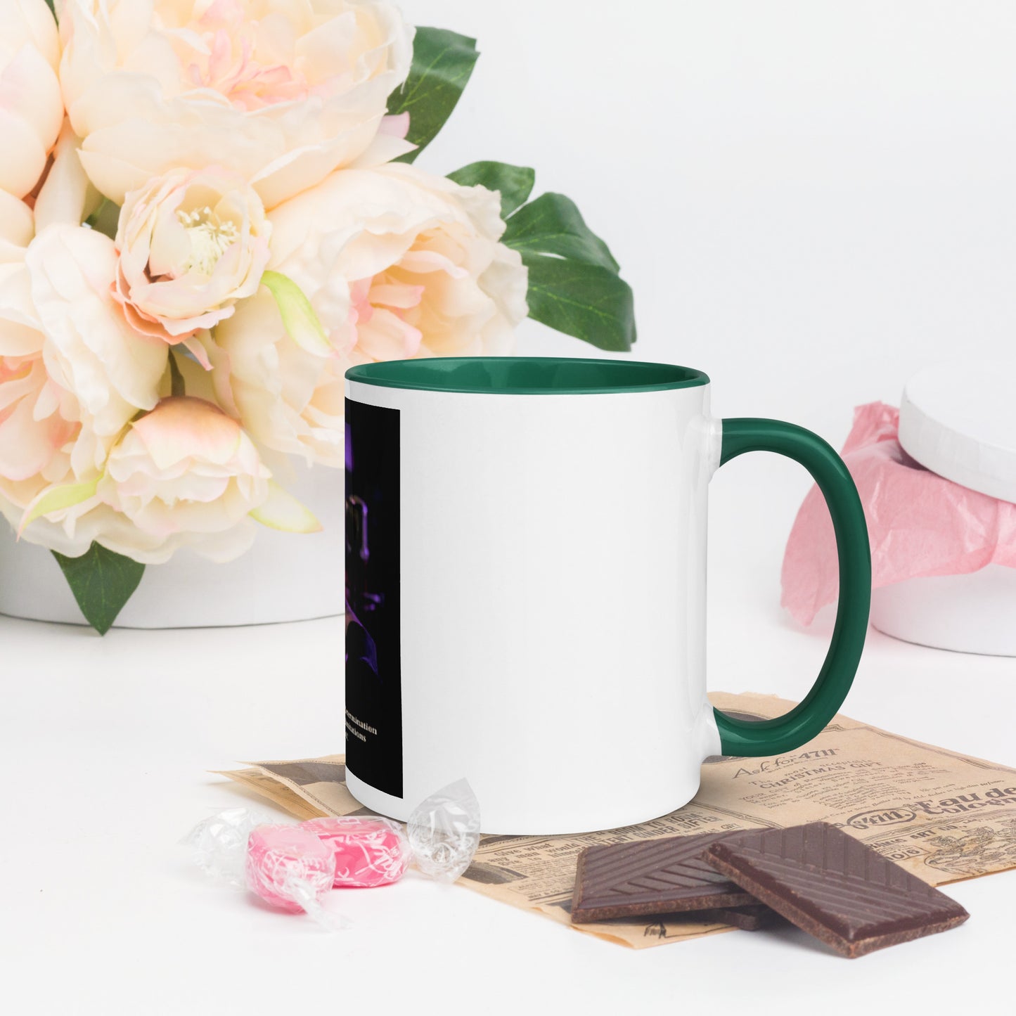 The Heart Of Determination Mug with Color Inside