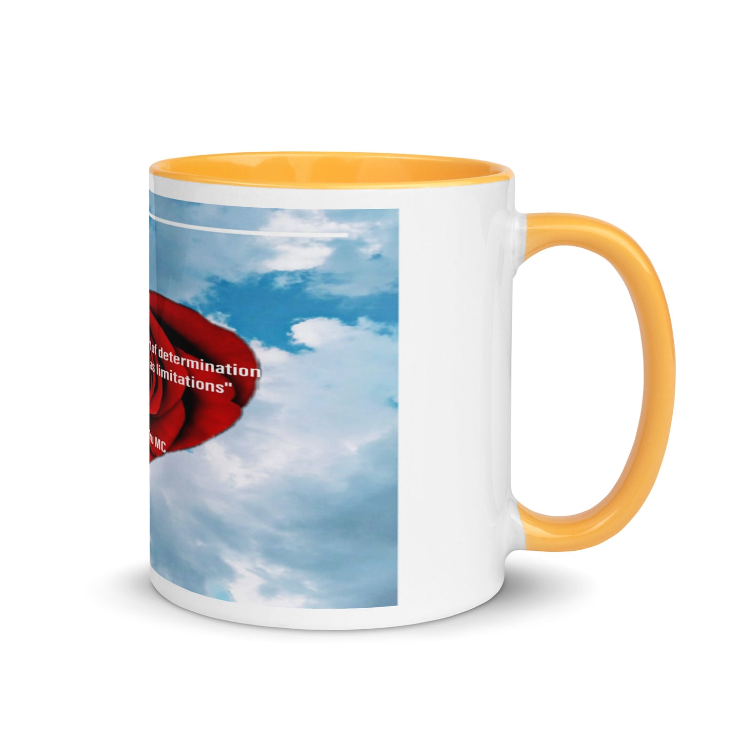 second generation heart of determination Mug with Color Inside