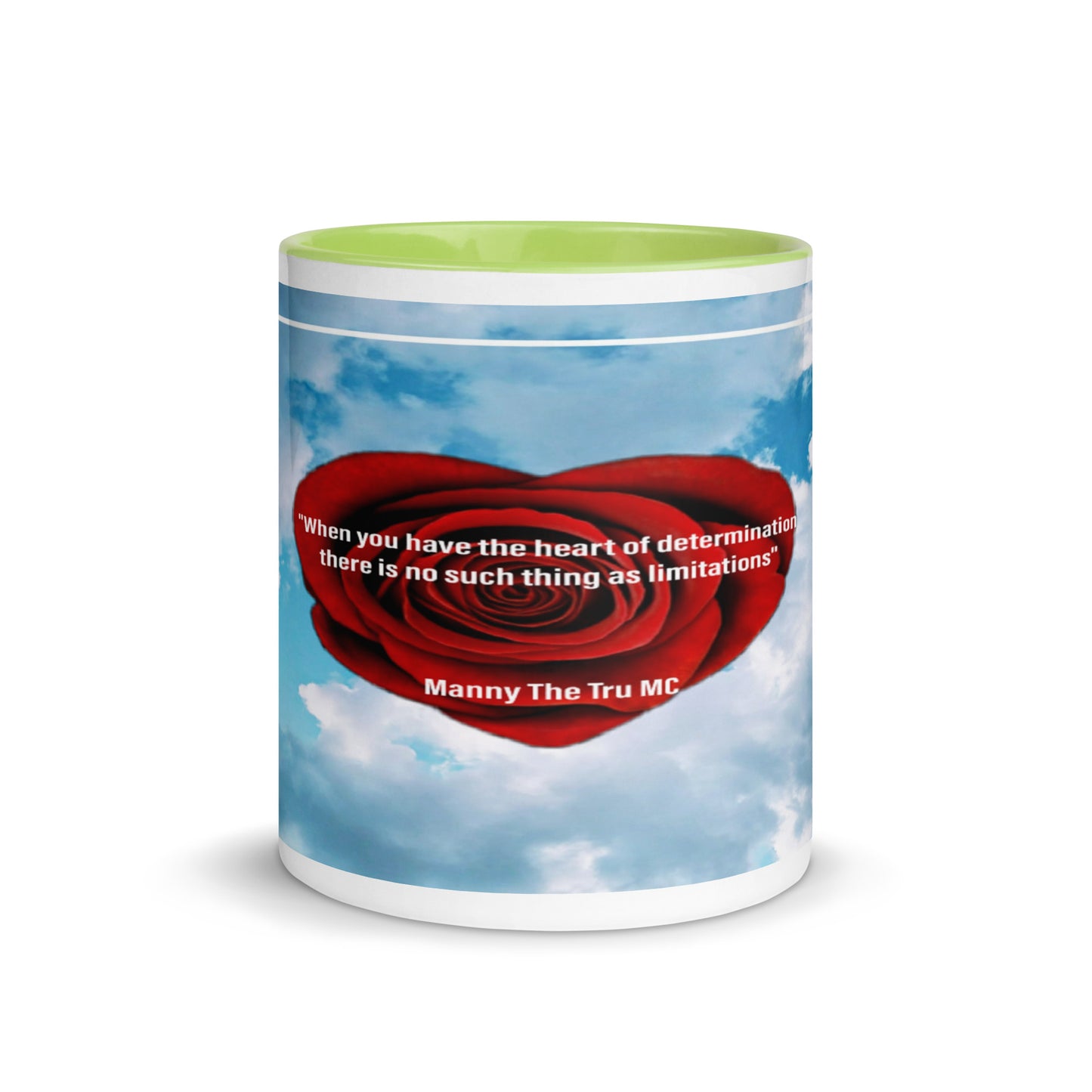 second generation heart of determination Mug with Color Inside
