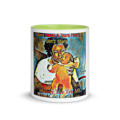 Blood Sweat & Tears from Dirt 2 Glory Mug with Color Inside