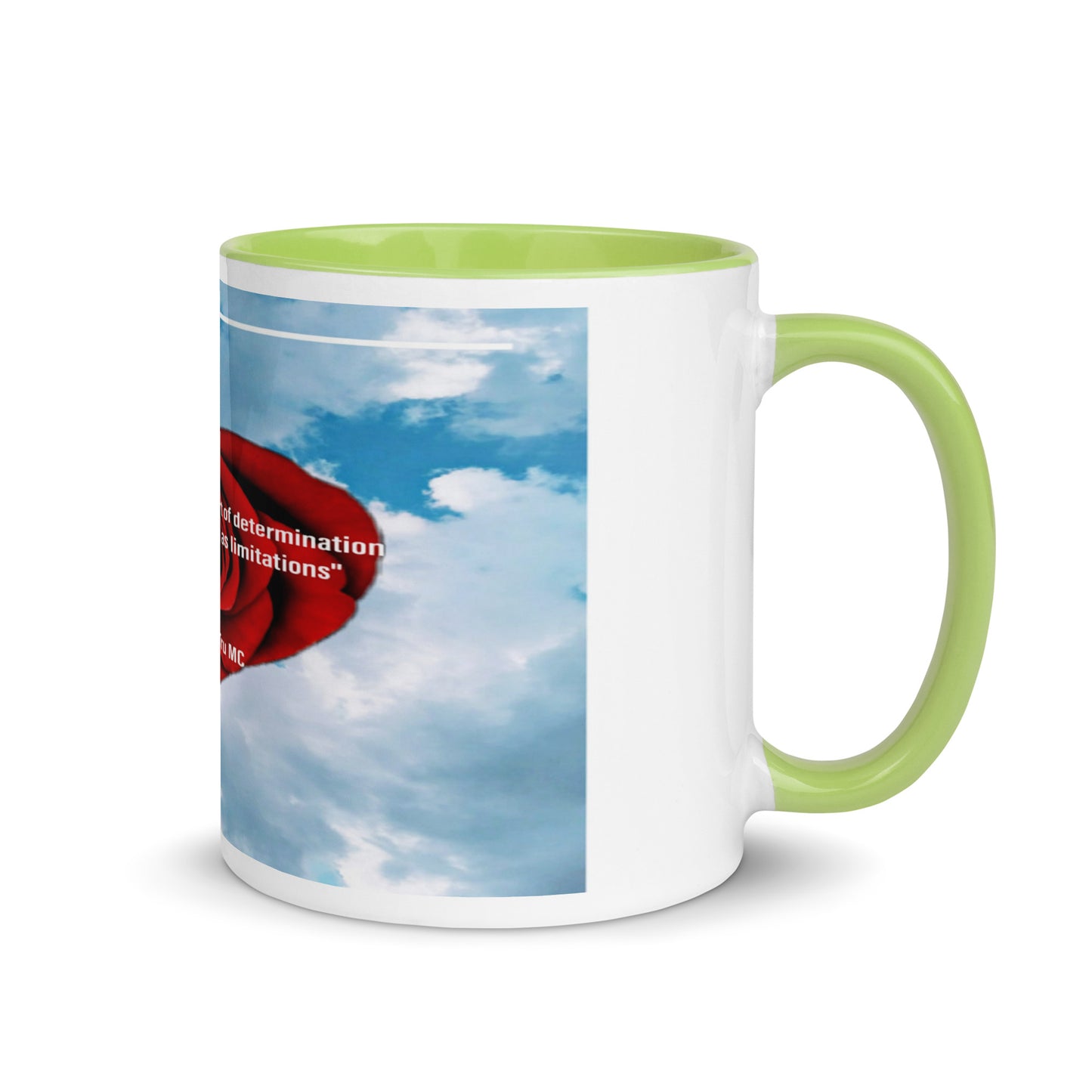 second generation heart of determination Mug with Color Inside