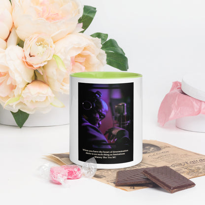 The Heart Of Determination Mug with Color Inside