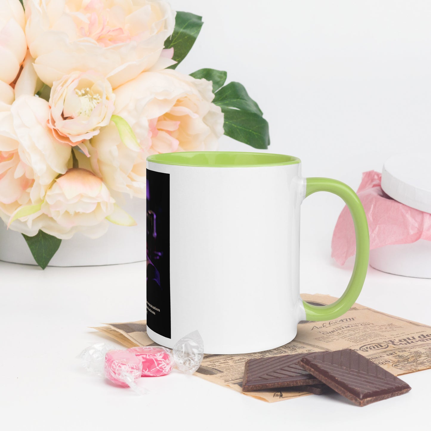 The Heart Of Determination Mug with Color Inside