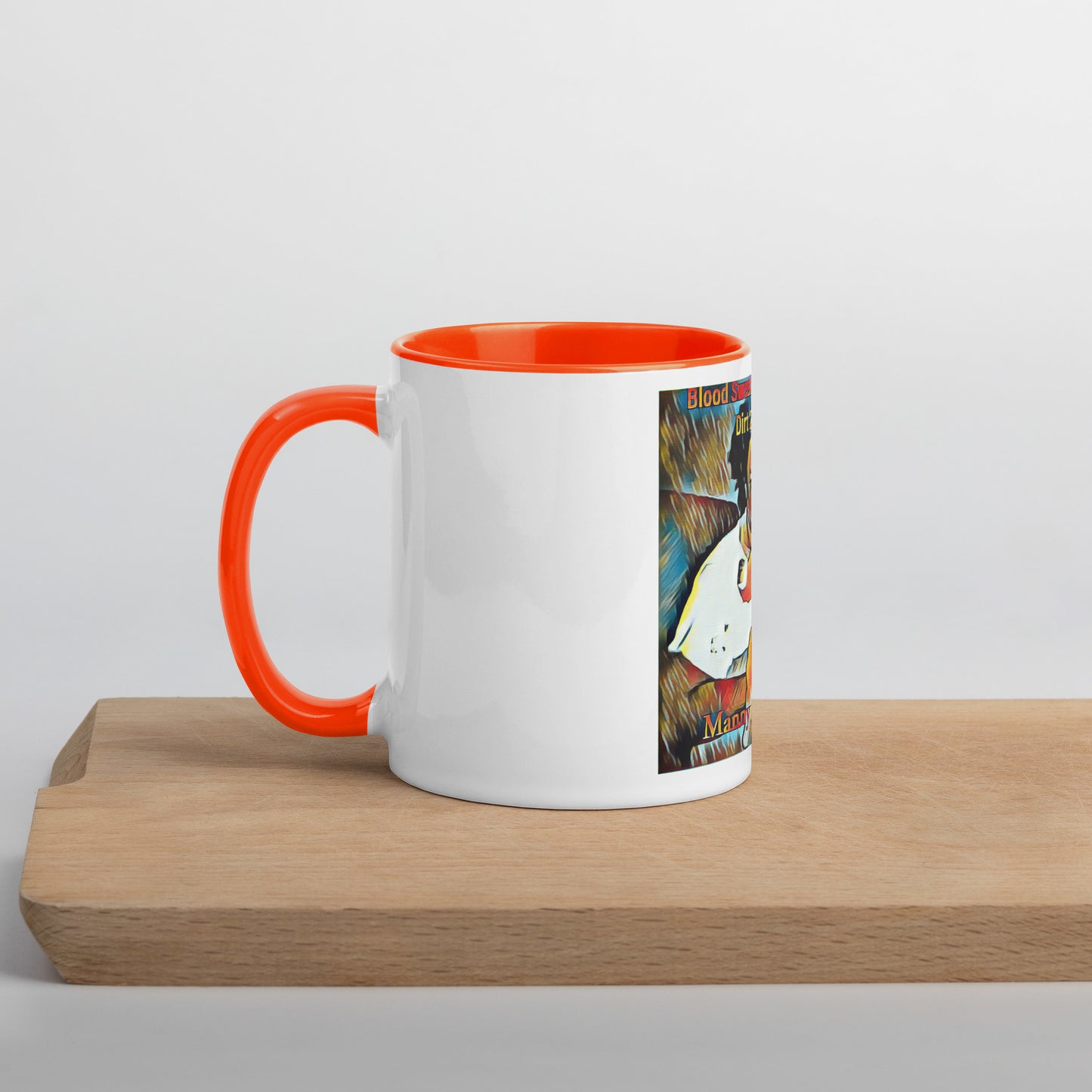 Blood Sweat & Tears from Dirt 2 Glory Mug with Color Inside