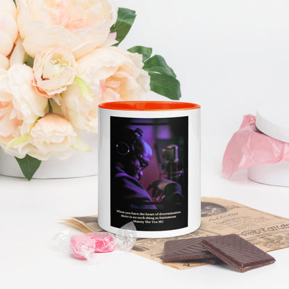 The Heart Of Determination Mug with Color Inside