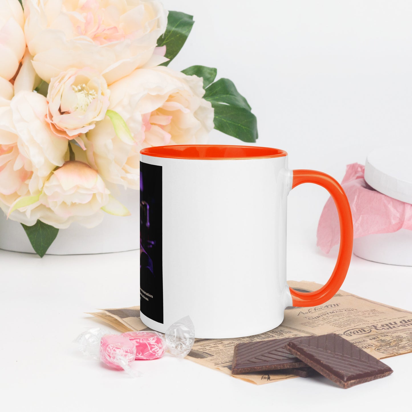 The Heart Of Determination Mug with Color Inside