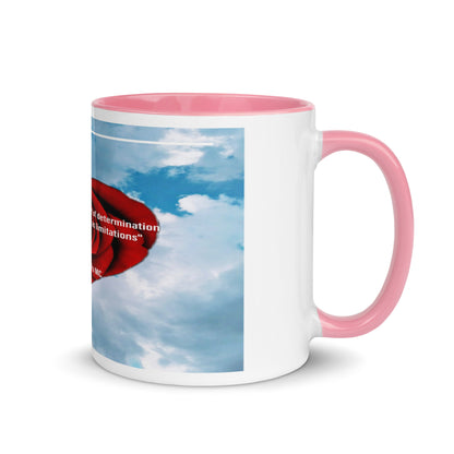 second generation heart of determination Mug with Color Inside