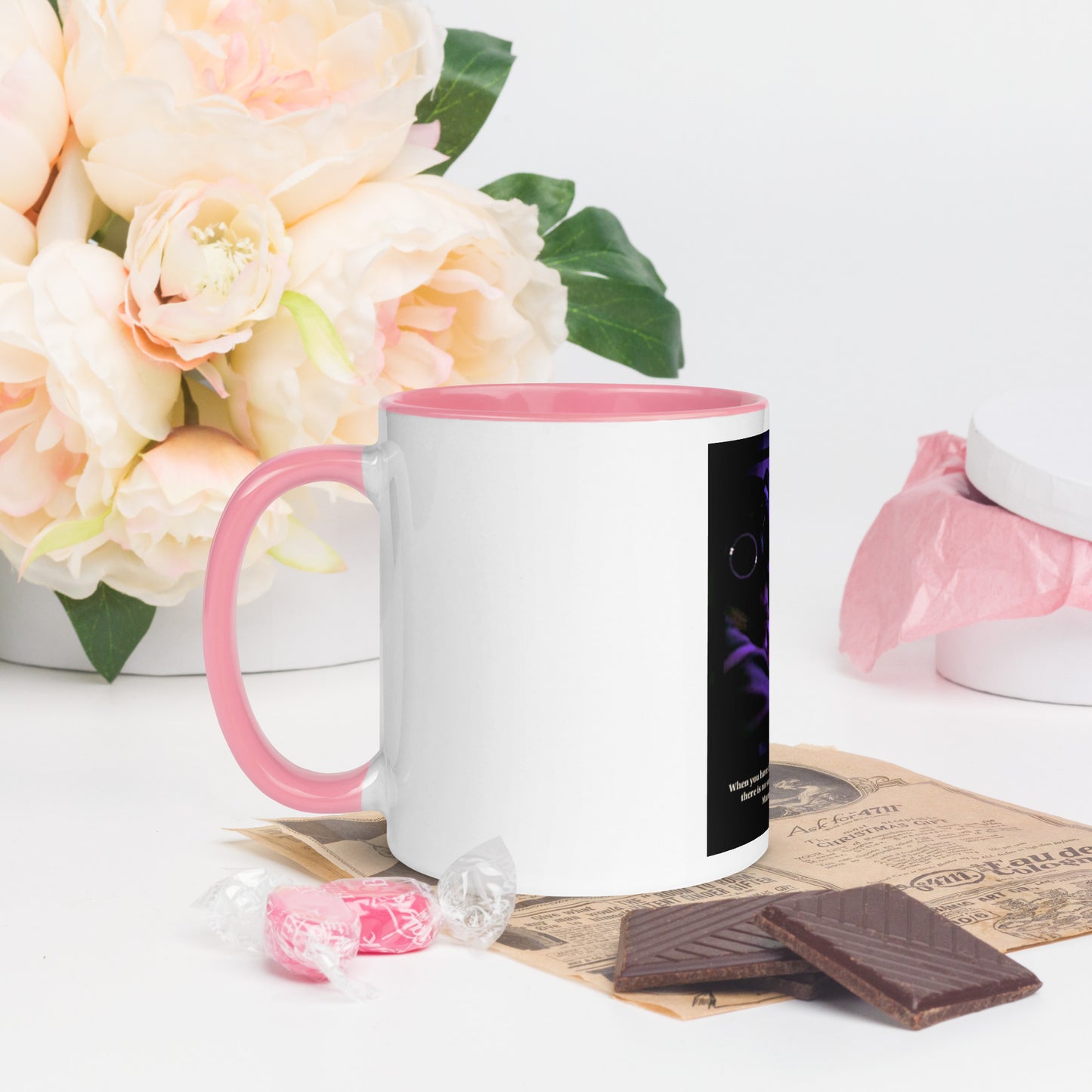 The Heart Of Determination Mug with Color Inside