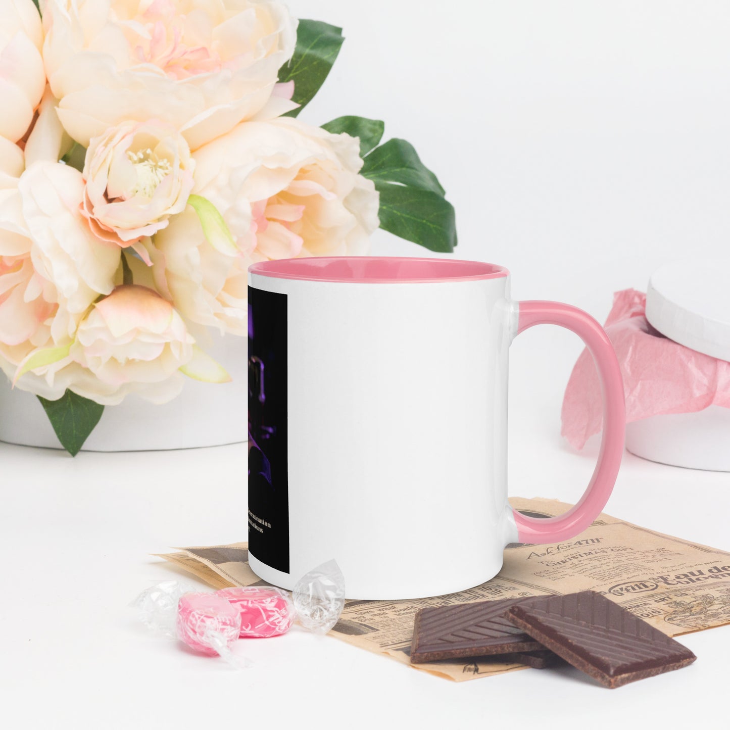 The Heart Of Determination Mug with Color Inside