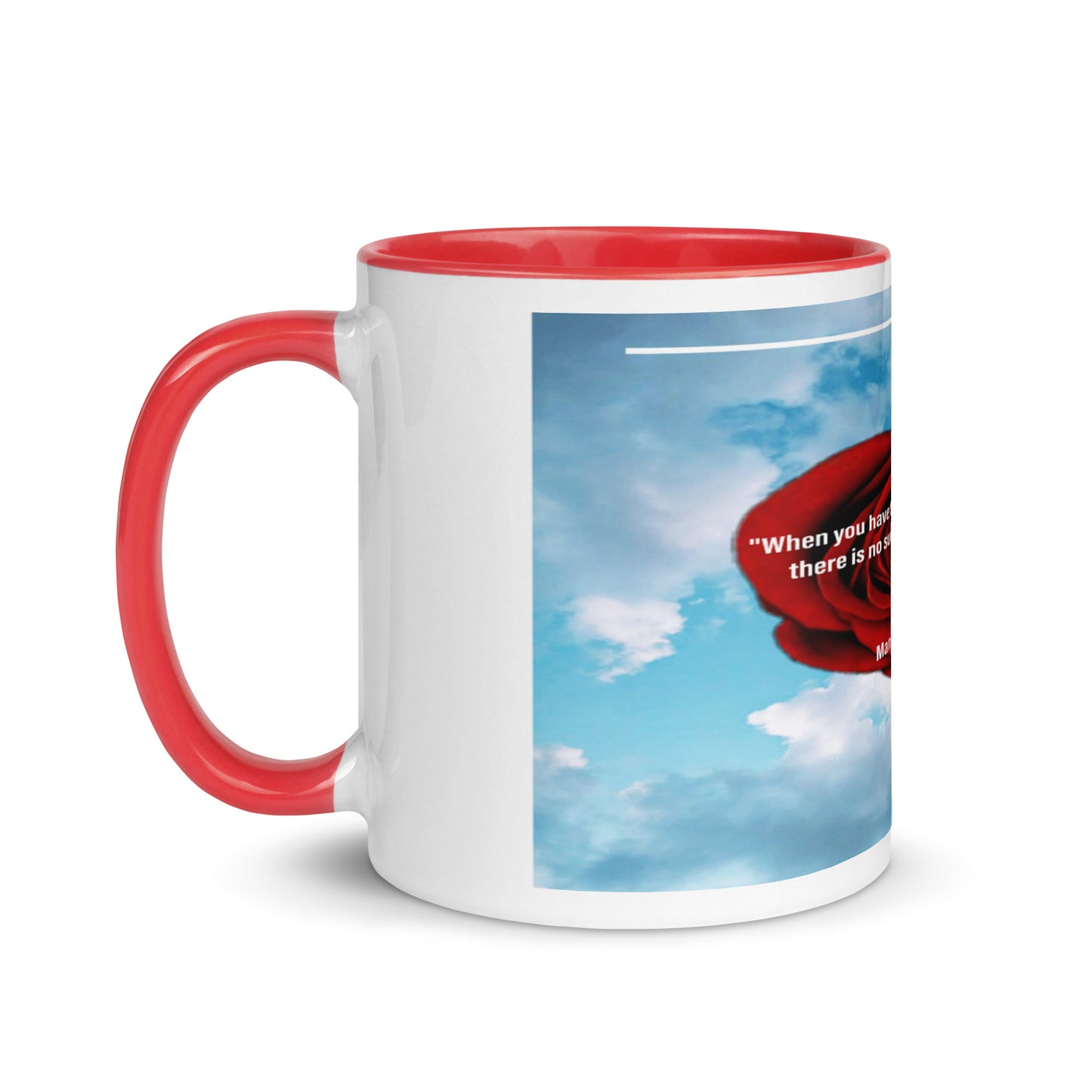 second generation heart of determination Mug with Color Inside