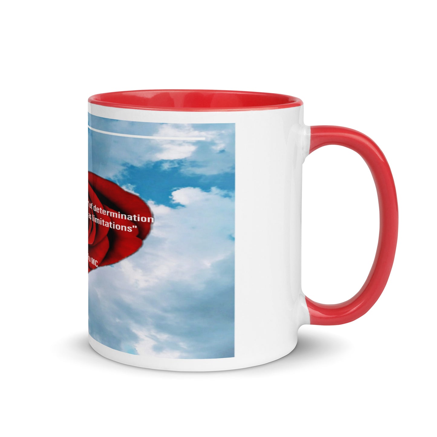 second generation heart of determination Mug with Color Inside