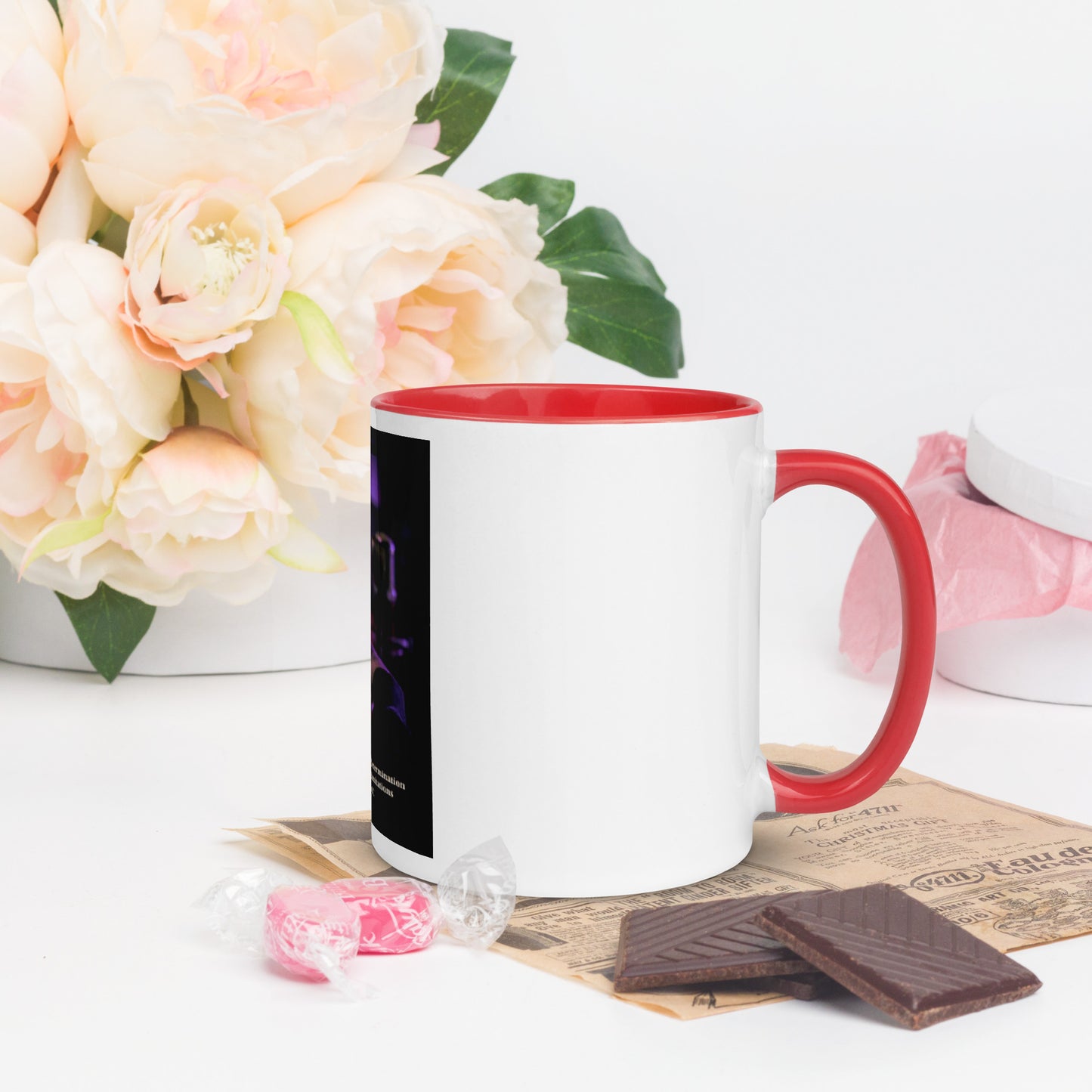The Heart Of Determination Mug with Color Inside