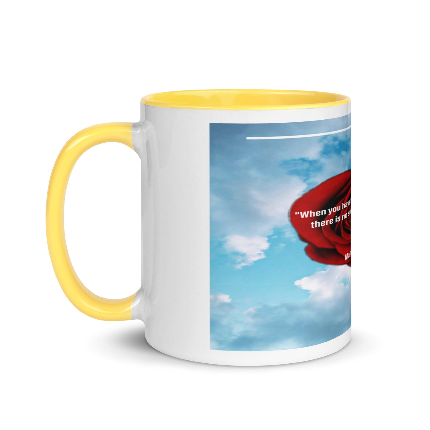 second generation heart of determination Mug with Color Inside