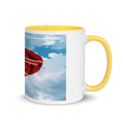 second generation heart of determination Mug with Color Inside