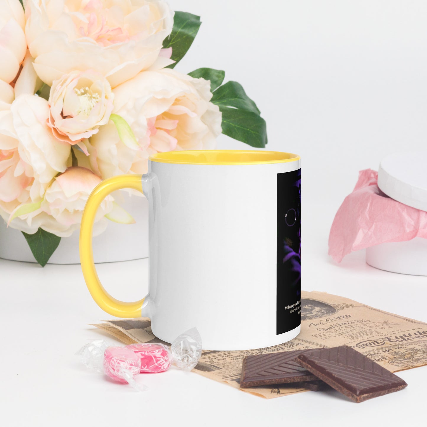 The Heart Of Determination Mug with Color Inside