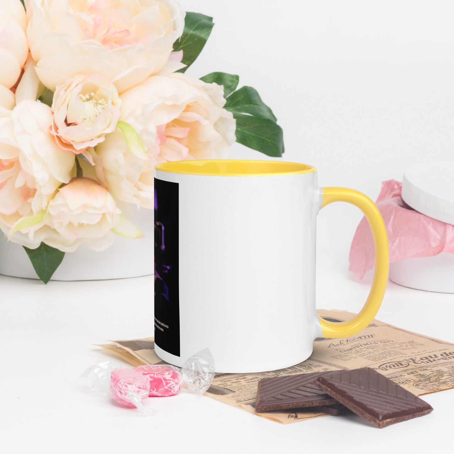 The Heart Of Determination Mug with Color Inside