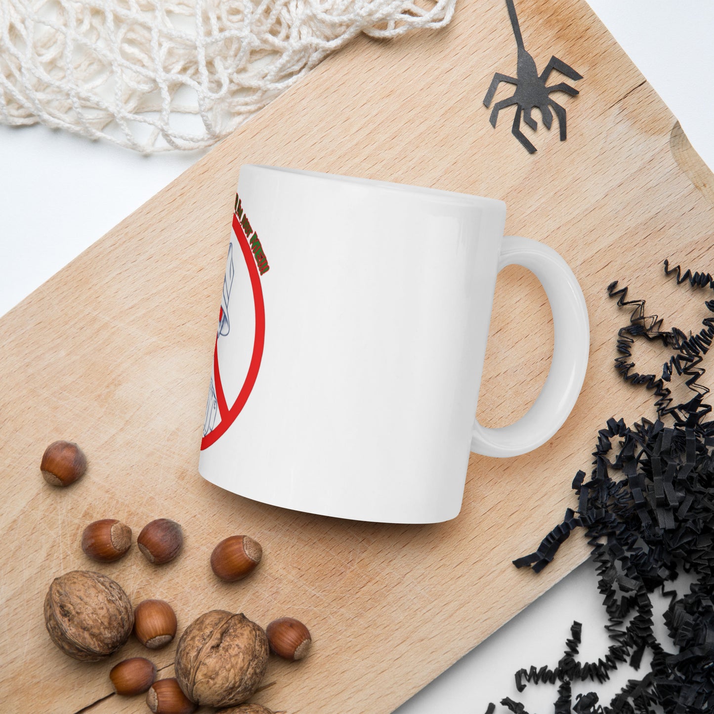 I'm not a gangster White glossy mug