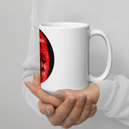 TRU MC  MUZIK White glossy mug