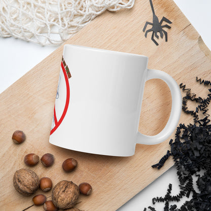 I'm not a gangster White glossy mug