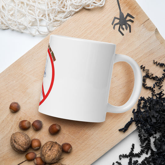 I'm not a gangster White glossy mug