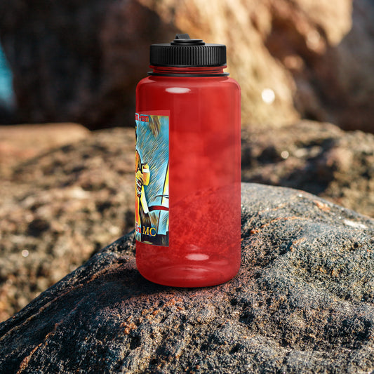 Blood Sweat & Tears from Dirt 2 Glory Wide mouth plastic water bottle