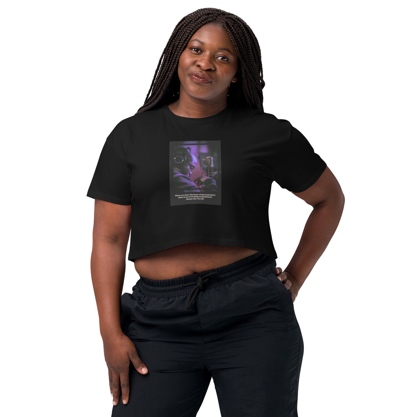 The Heart Of Determination Women’s crop top