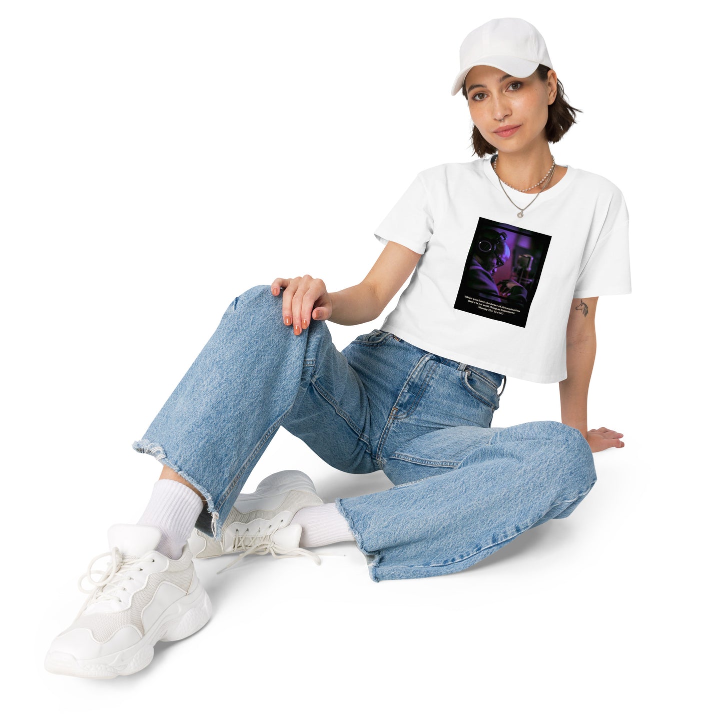 The Heart Of Determination Women’s crop top