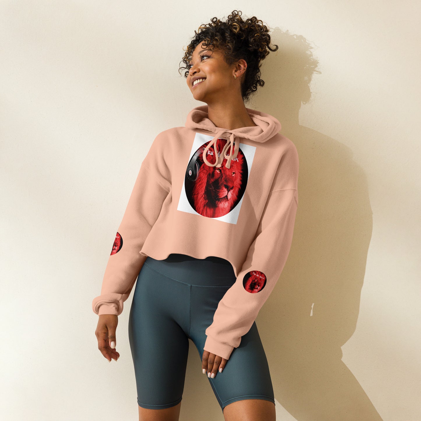TRU MC MUZIK Crop Hoodie