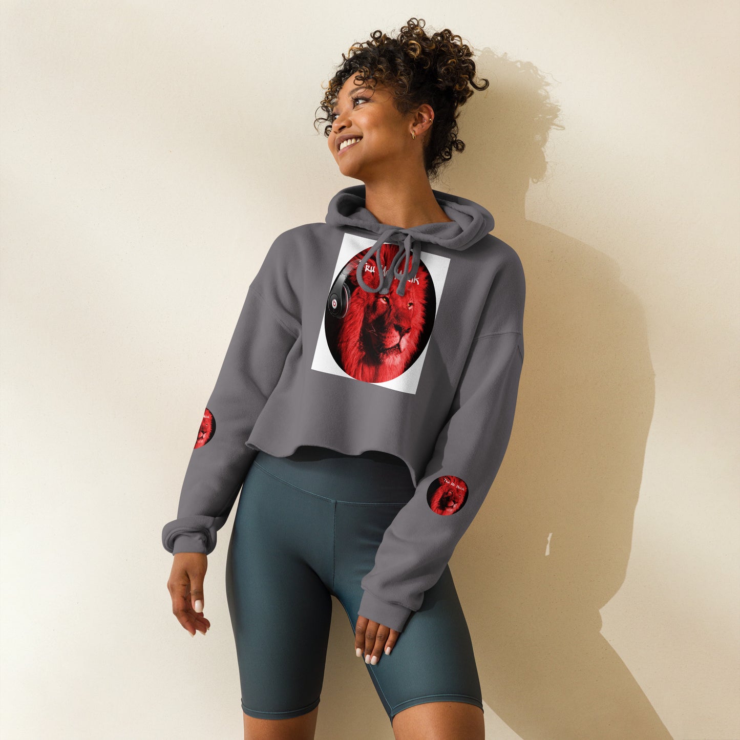 TRU MC MUZIK Crop Hoodie