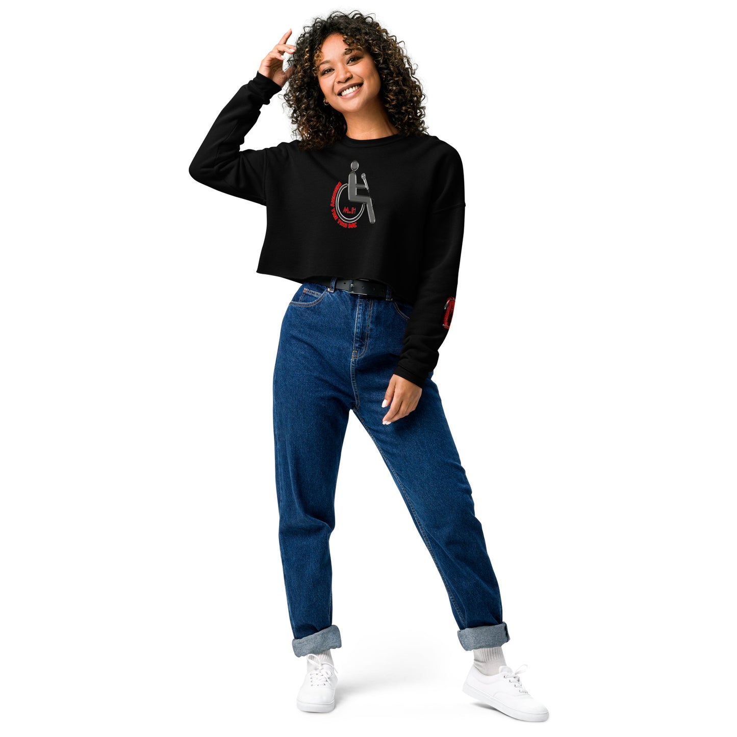 MANNY THE TRU MC Crop Sweatshirt