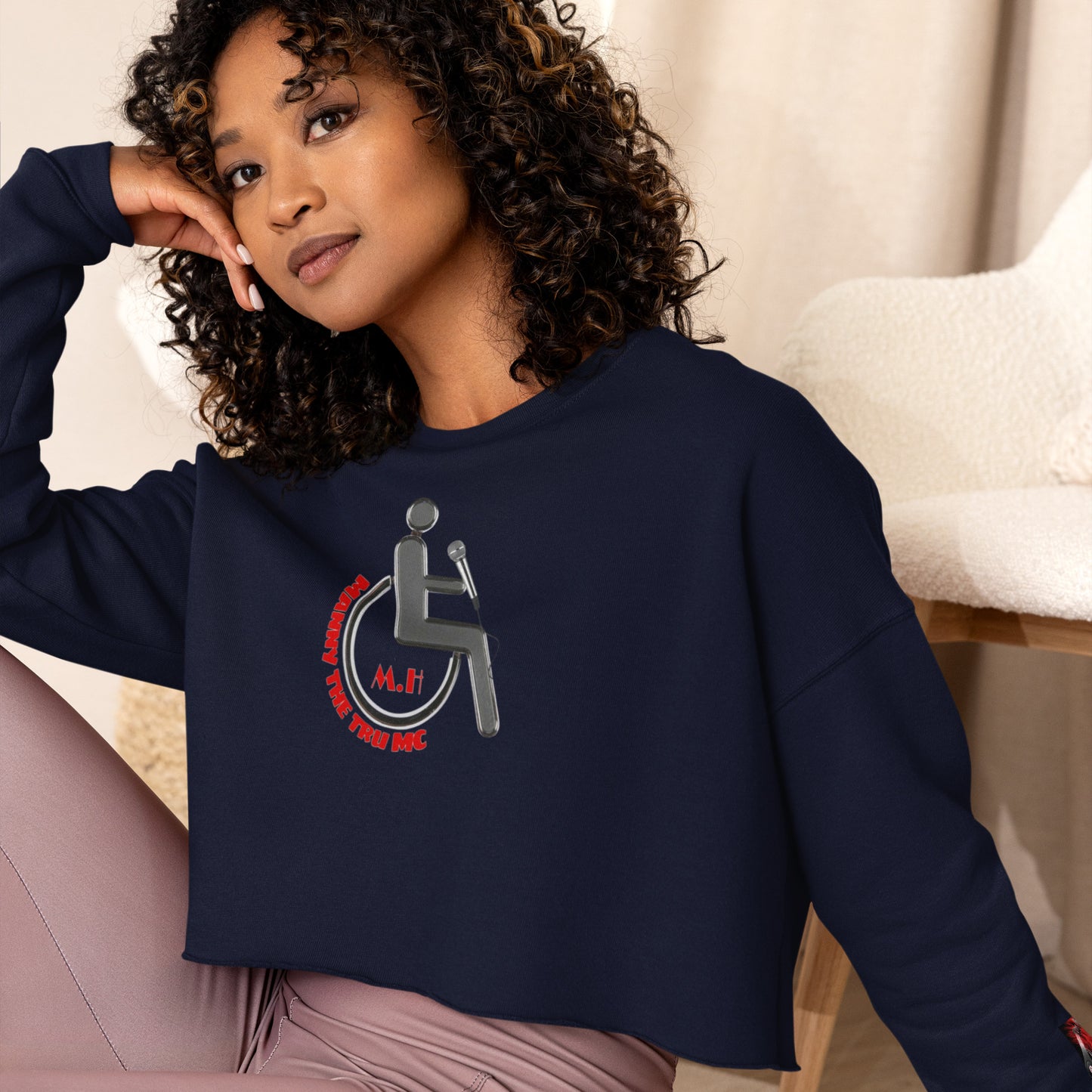 MANNY THE TRU MC Crop Sweatshirt